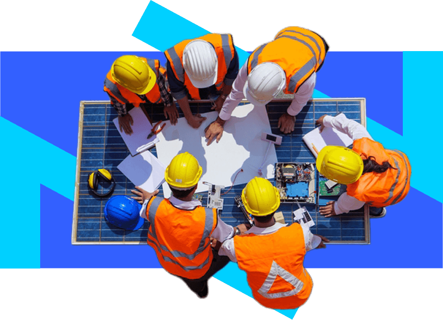 Our Team - Construction workers collaborating